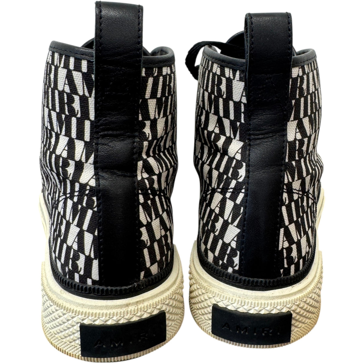 Men's Court High Trainers Black Size UK 7 / EU 41 - Photo 9