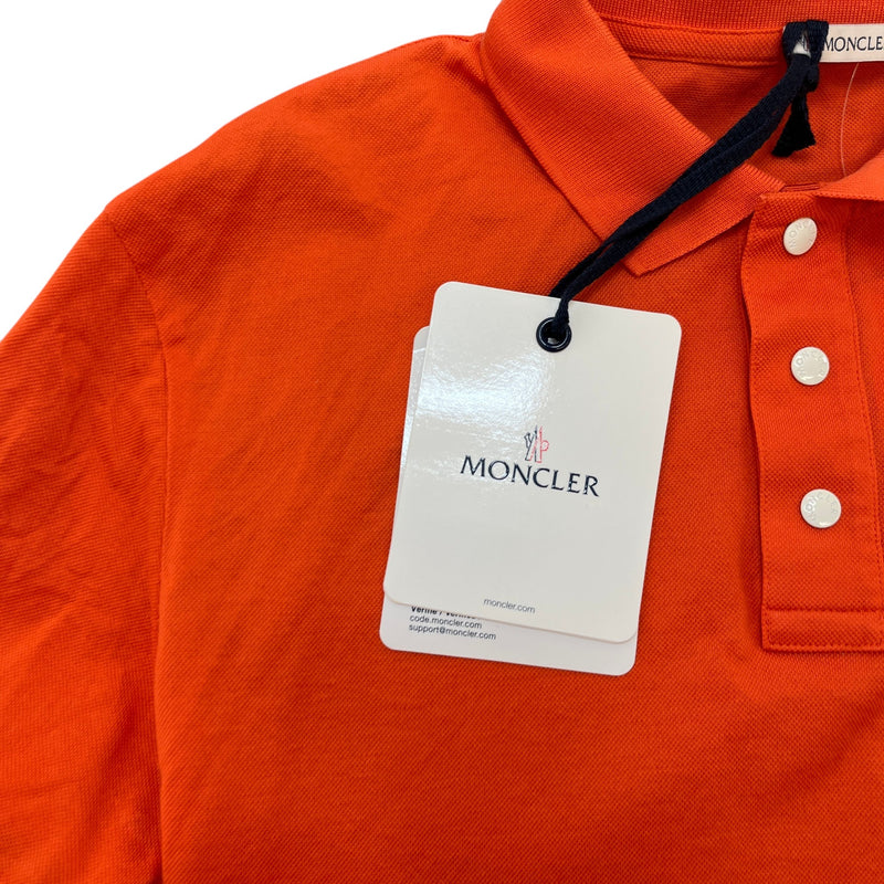 Men's Maglia Polo Shirt Orange Size XL