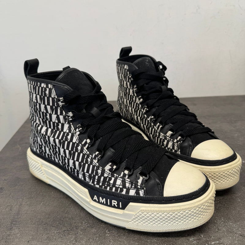 Men's Court High Trainers Black Size UK 7 / EU 41