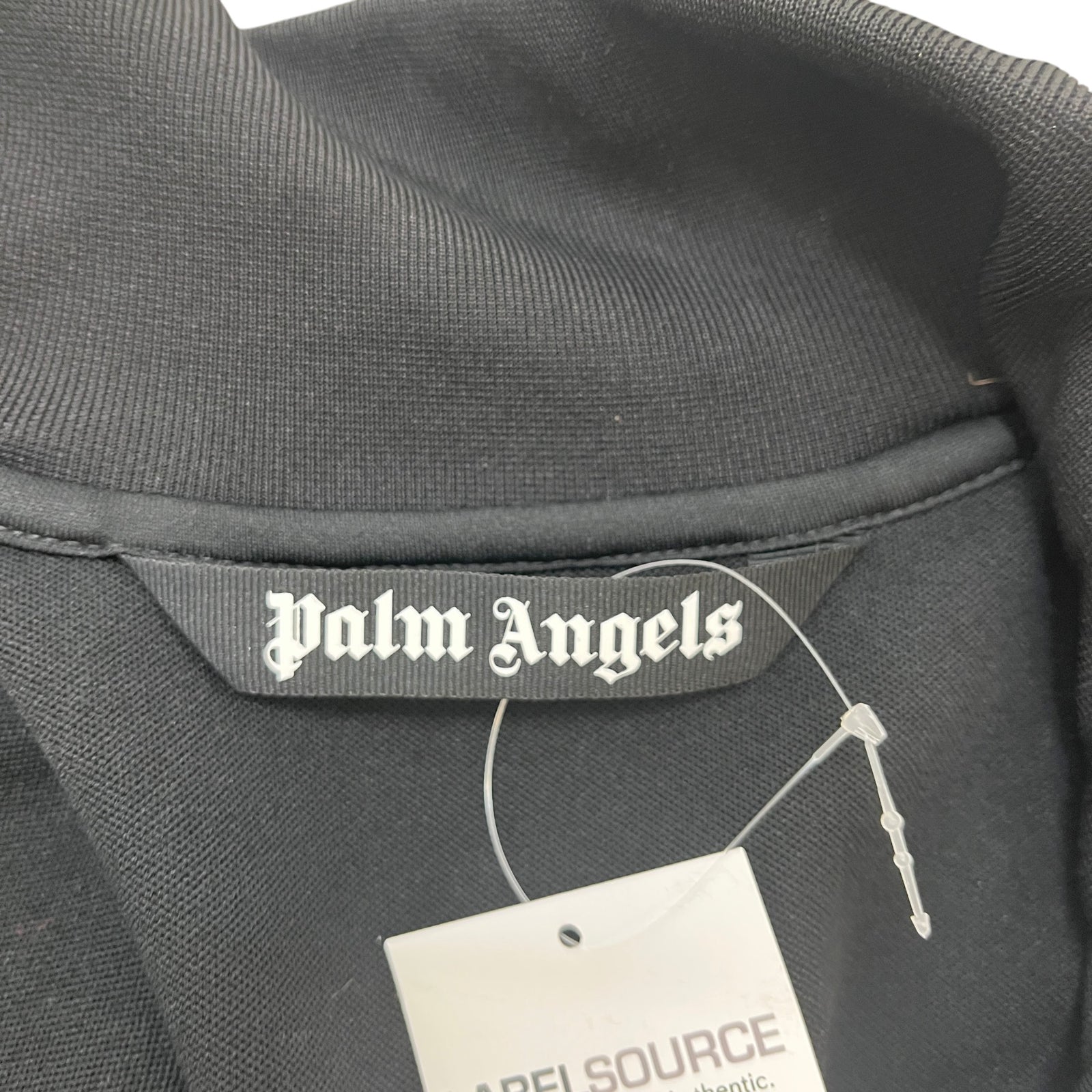Men's Logo Print Track Jacket Black Size M - Photo 6