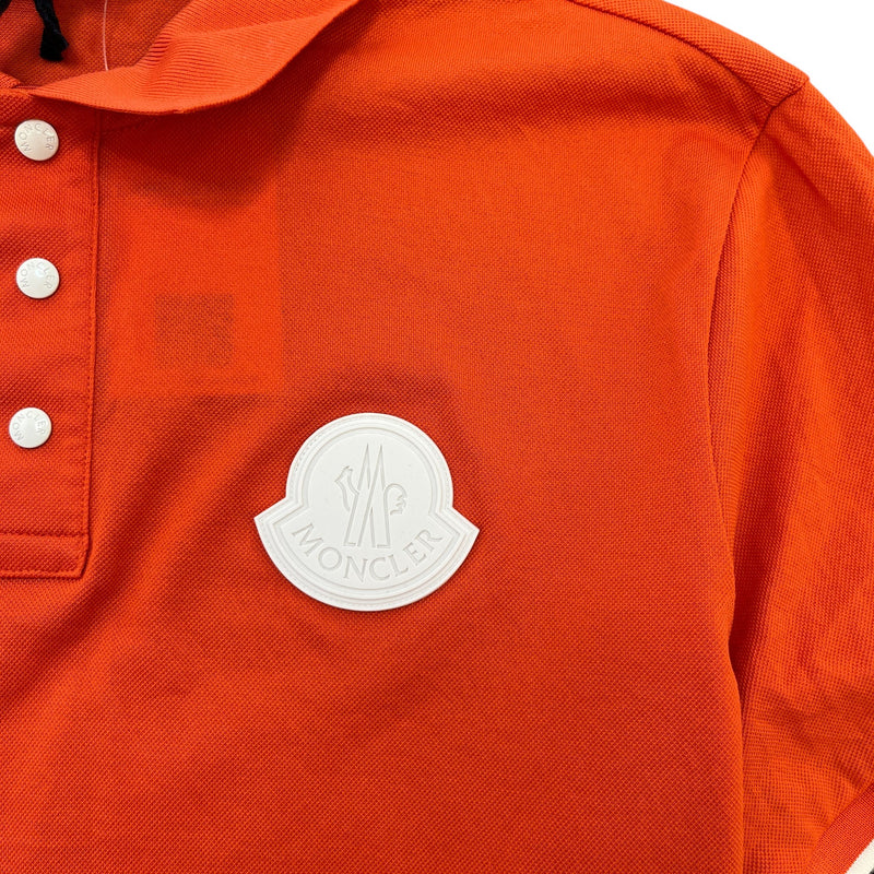 Men's Maglia Polo Shirt Orange Size XL