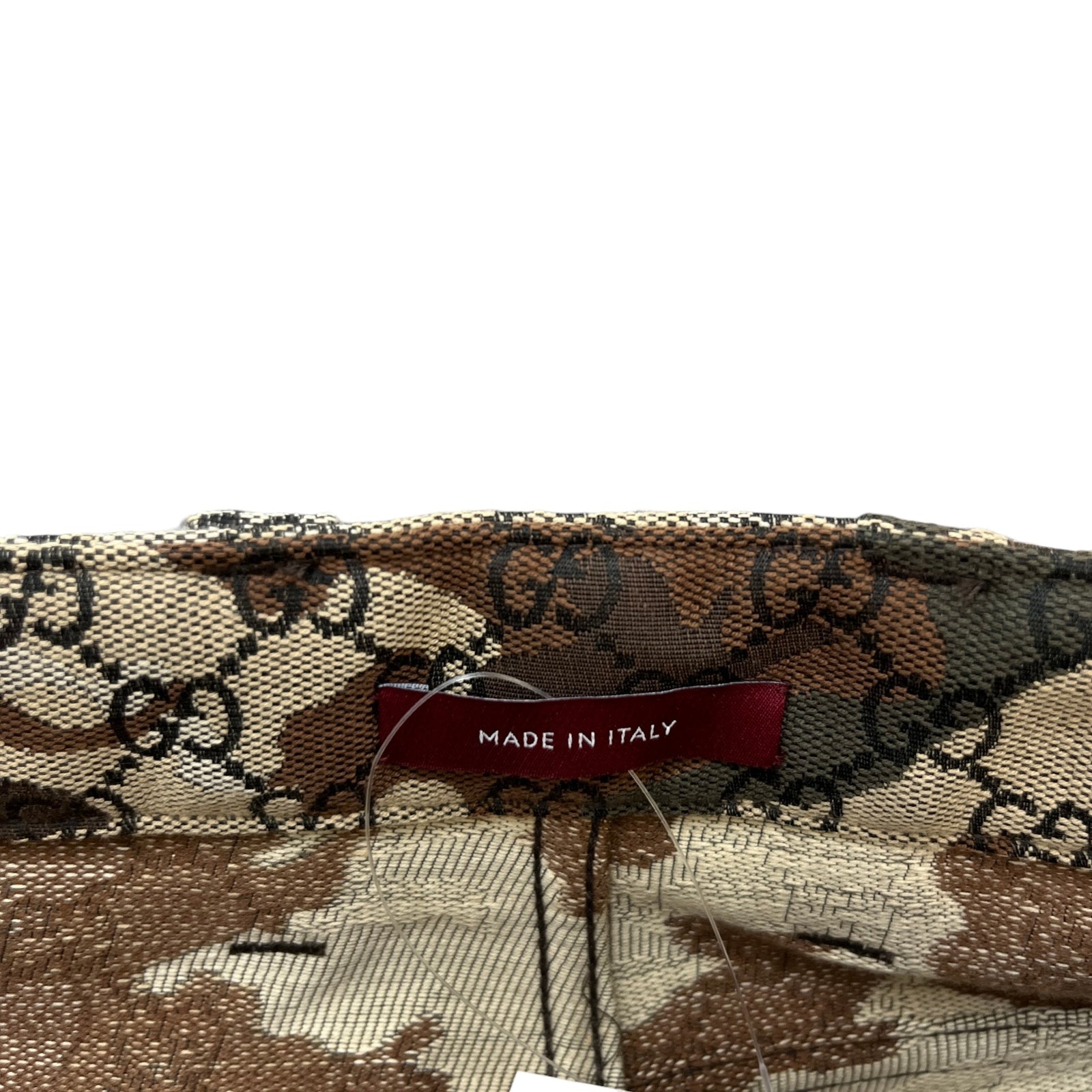 Men's Gg Marbled Camo Shorts Brown Size IT 48 / UK 32 - Photo 10