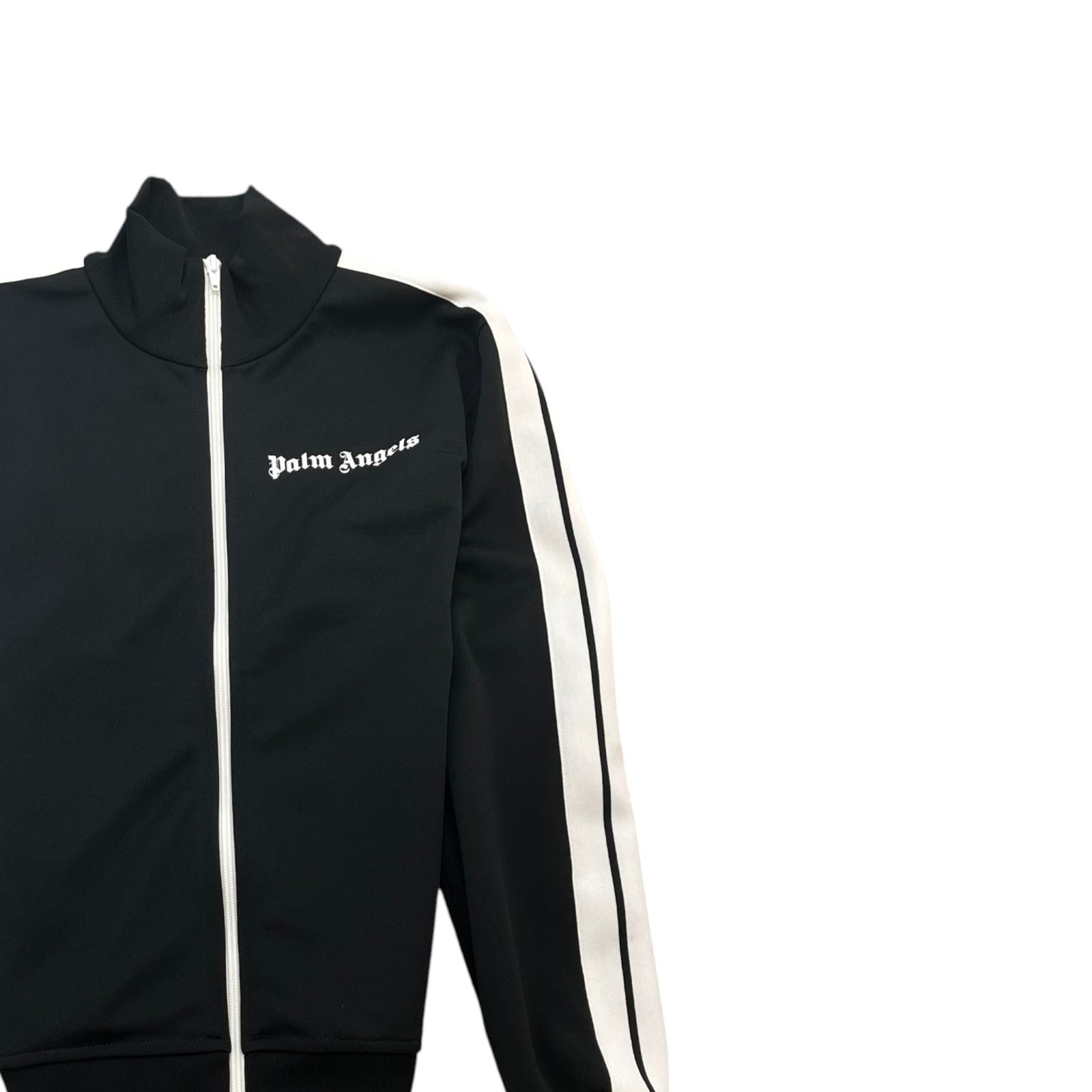 Men's Logo Print Track Jacket Black Size M - Photo 3