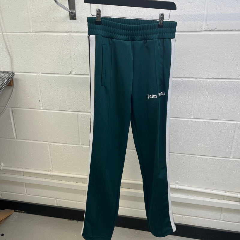 Men's Logo Print Joggers Green Size S / W30