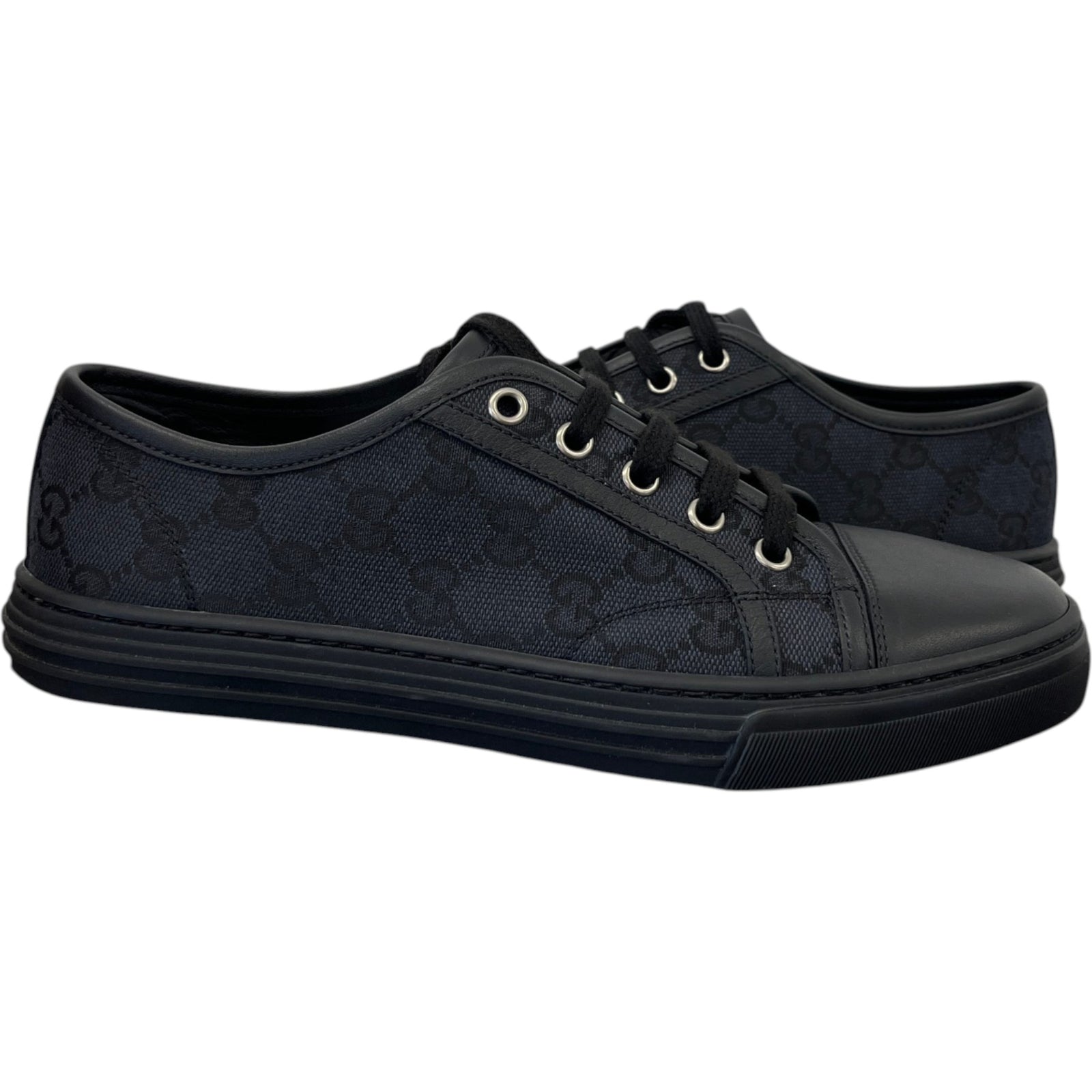 Women's Gg Supreme Low Trainers Black Size EU 37.5 / UK 4.5 - Photo 3