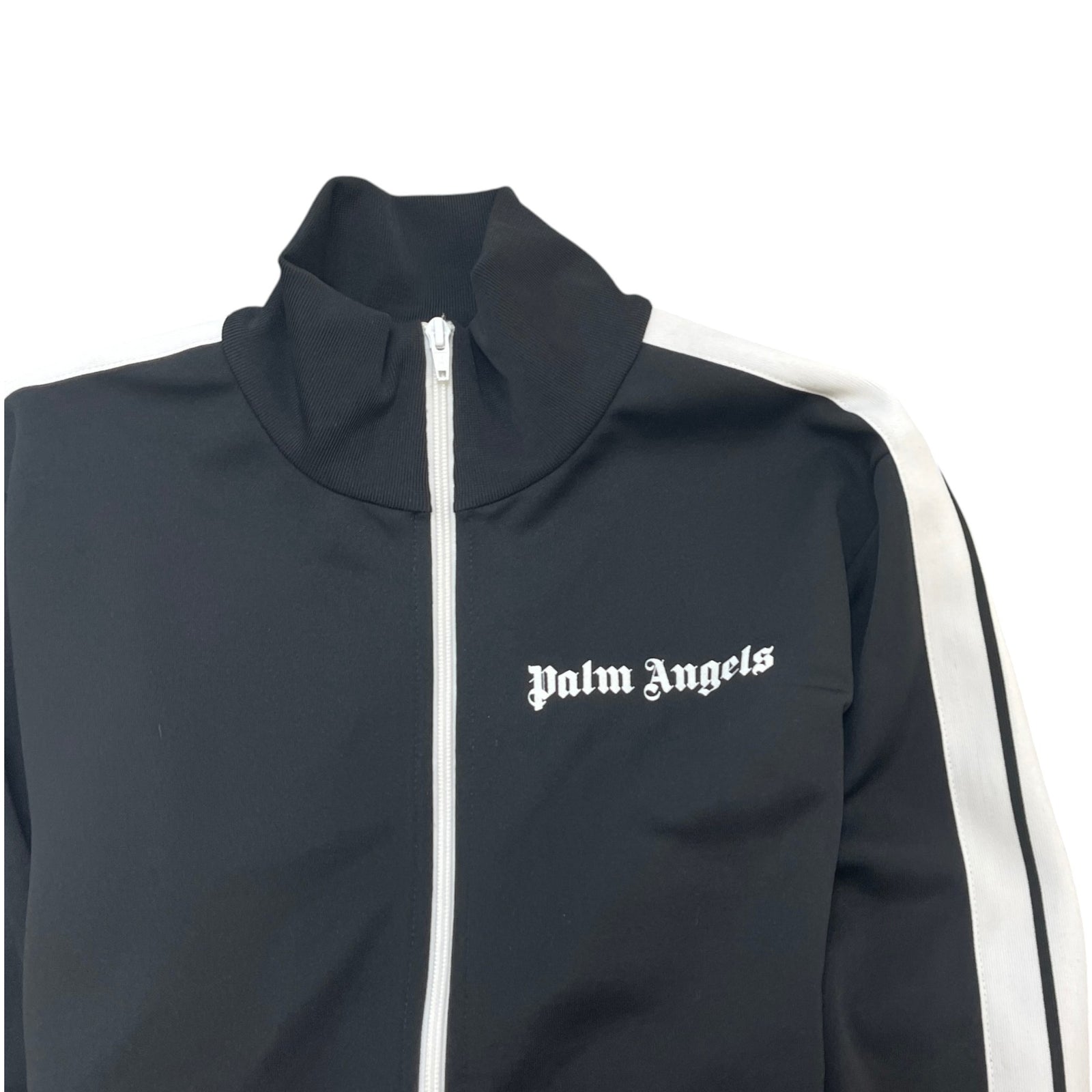 Men's Logo Print Track Jacket Black Size M - Photo 5