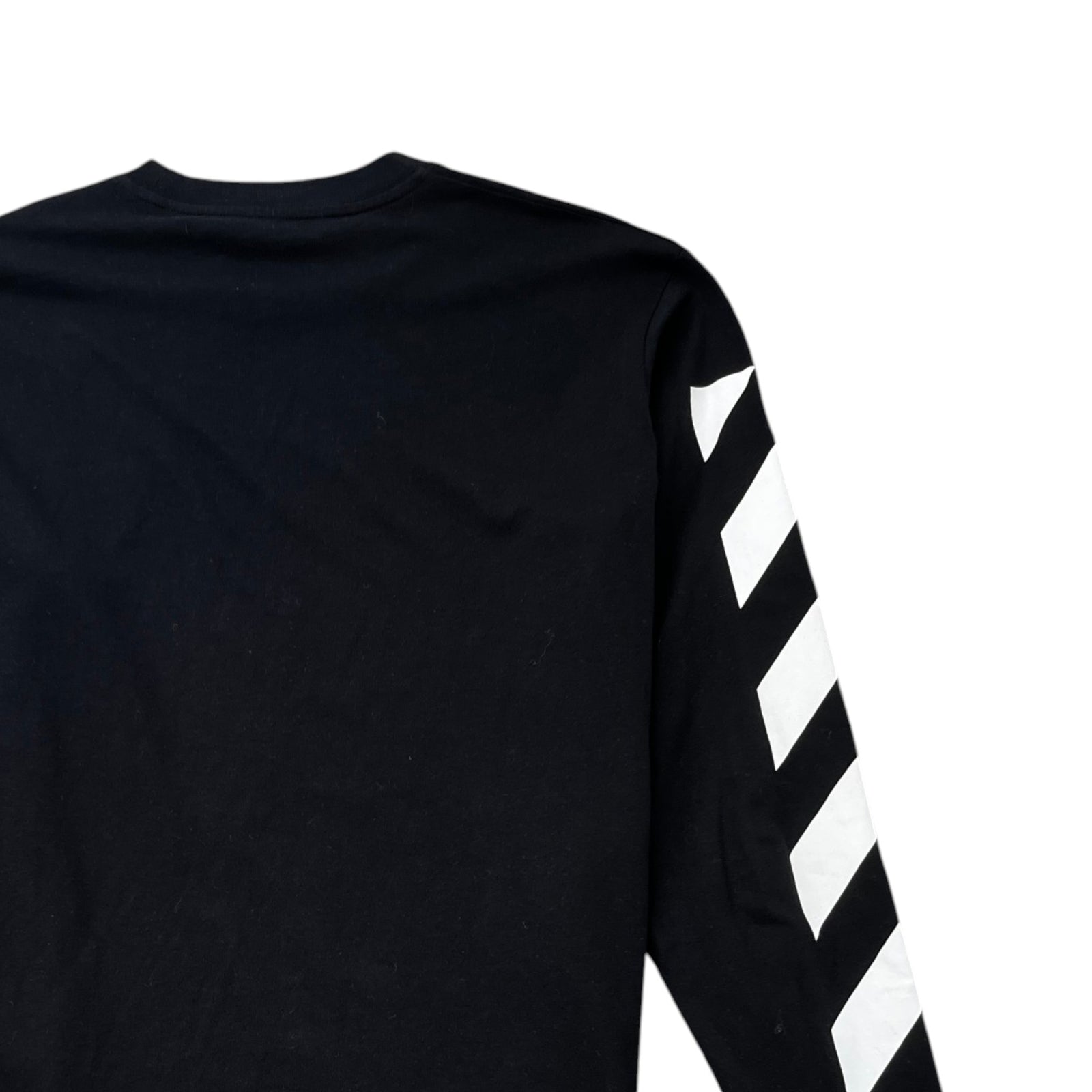 Men's Logo Print Long Sleeve T-Shirt Black Size M - Photo 4