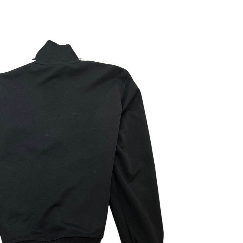 Men's Logo Print Track Jacket Black Size M