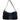 Women's Knit Baguette Handbag Navy