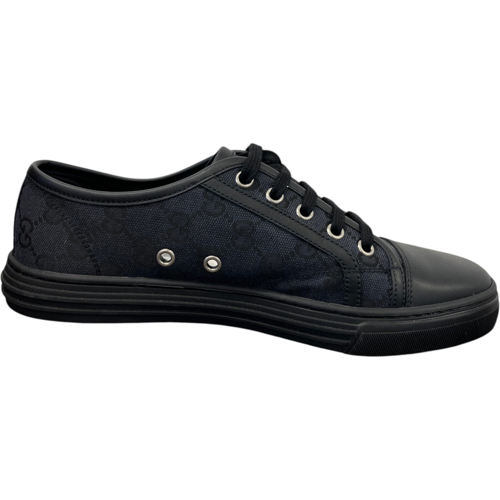 Women's Gg Supreme Low Trainers Black Size EU 37.5 / UK 4.5 - Photo 5