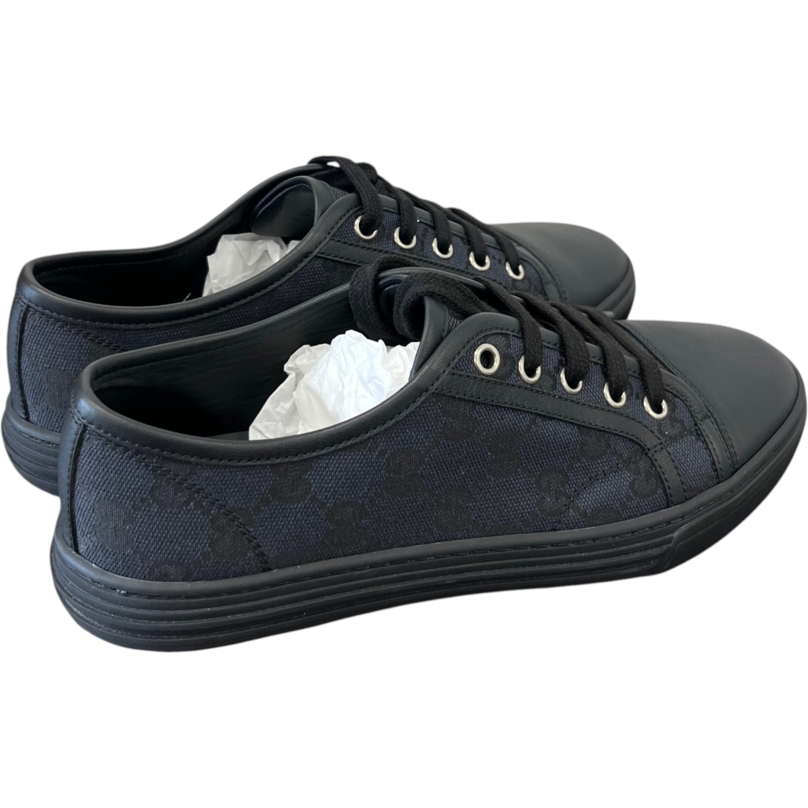 Women's Gg Supreme Low Trainers Black Size EU 37.5 / UK 4.5 - Photo 8