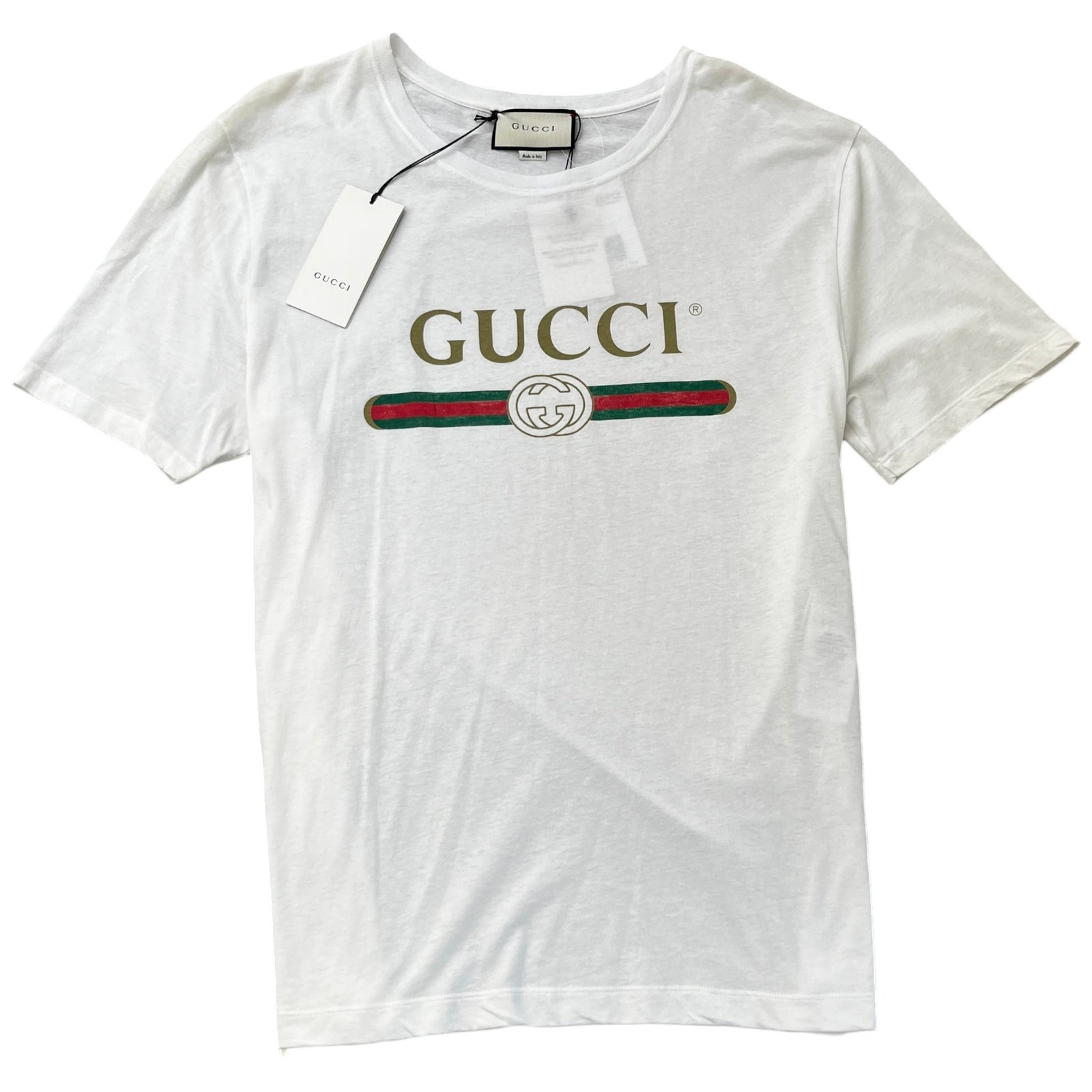 Men's Logo Print T-Shirt White Size XXL - Photo 3