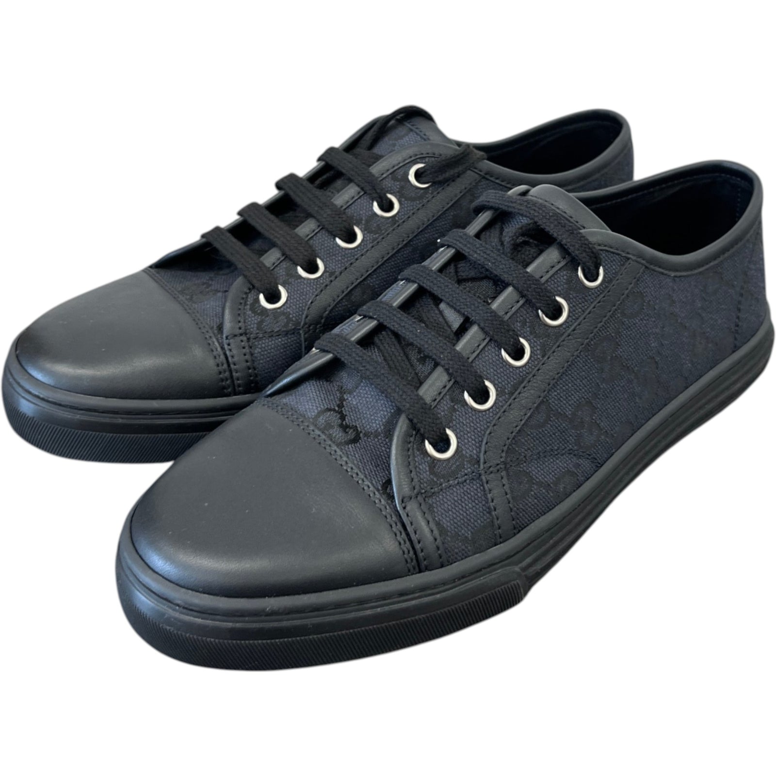 Women's Gg Supreme Low Trainers Black Size EU 37.5 / UK 4.5 - Photo 9