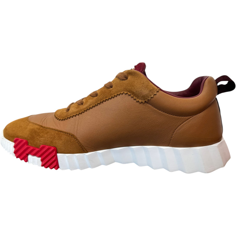 Men's Bouncing Low Trainers Brown Size UK 9 / EU 43