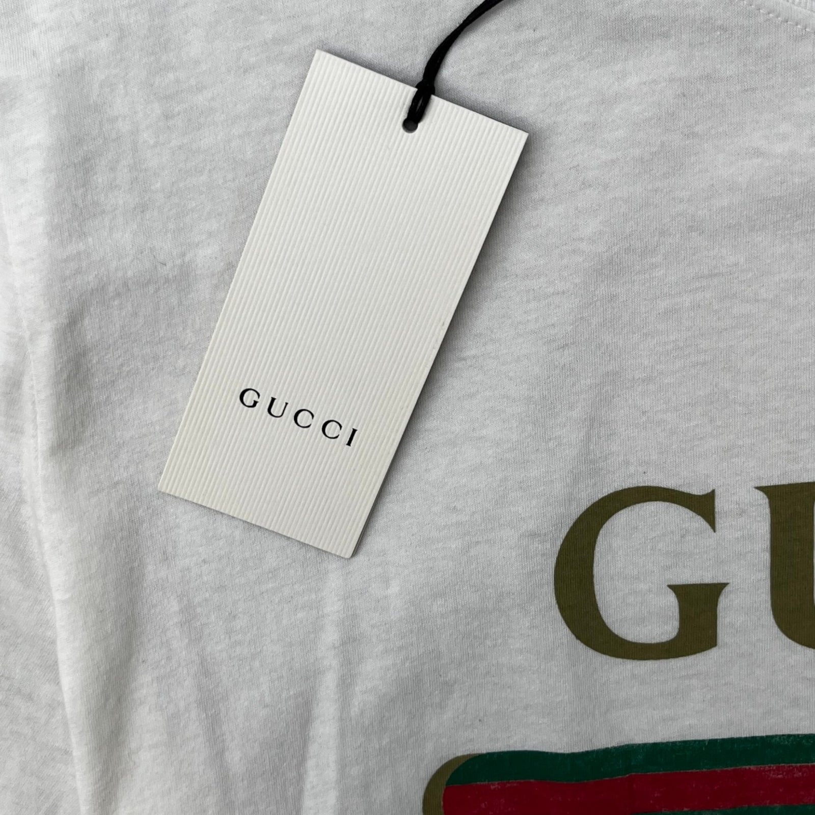 Men's Logo Print T-Shirt White Size XXL - Photo 7