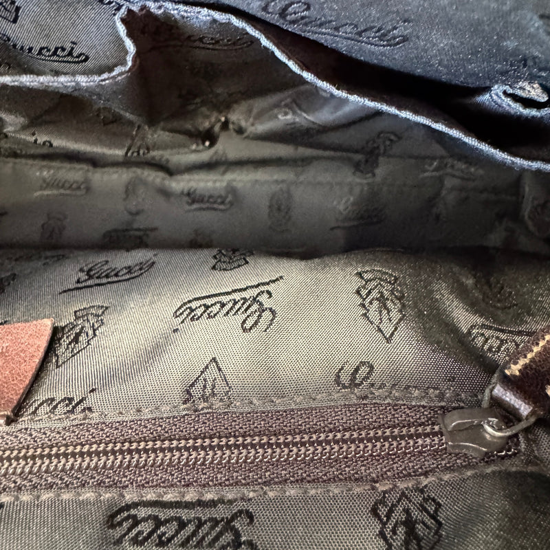 Women's Duchessa Crystal Coated Canvas Barrel Bag Brown