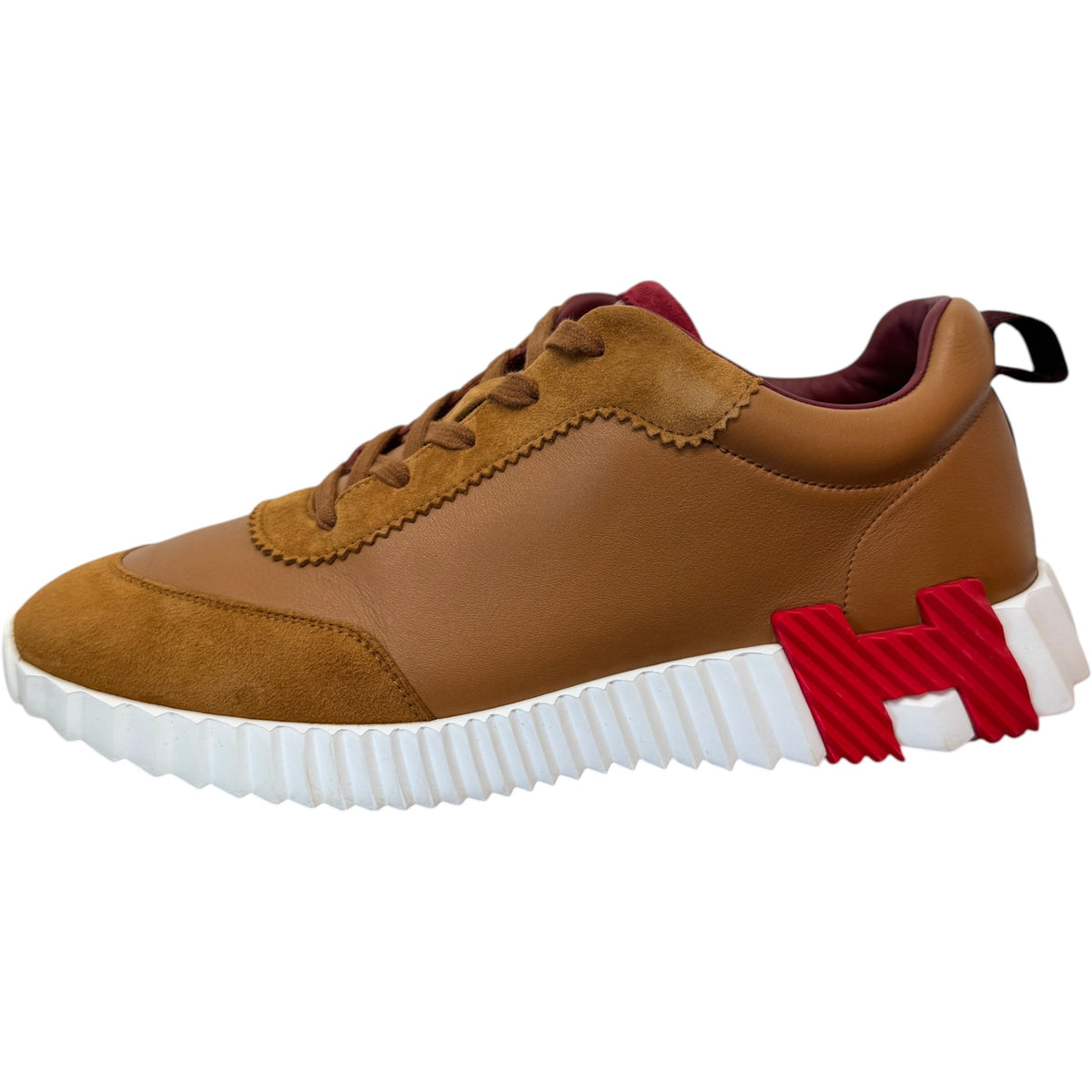 Men's Bouncing Low Trainers Brown Size UK 9 / EU 43 - Photo 4
