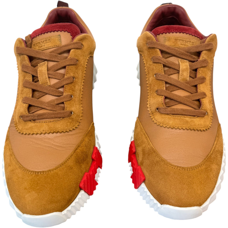 Men's Bouncing Low Trainers Brown Size UK 9 / EU 43