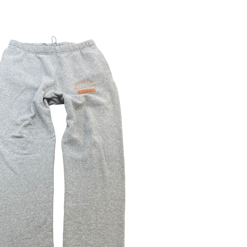 Men's Logo Print Joggers Grey Size L / W34