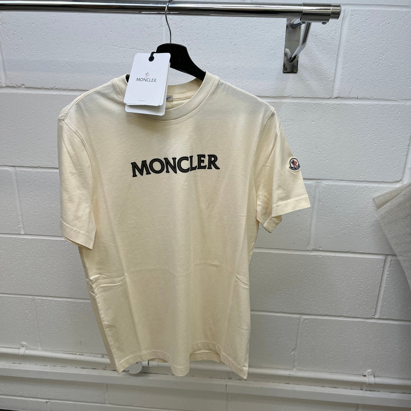 Men's SS T-Shirt Cream Size M