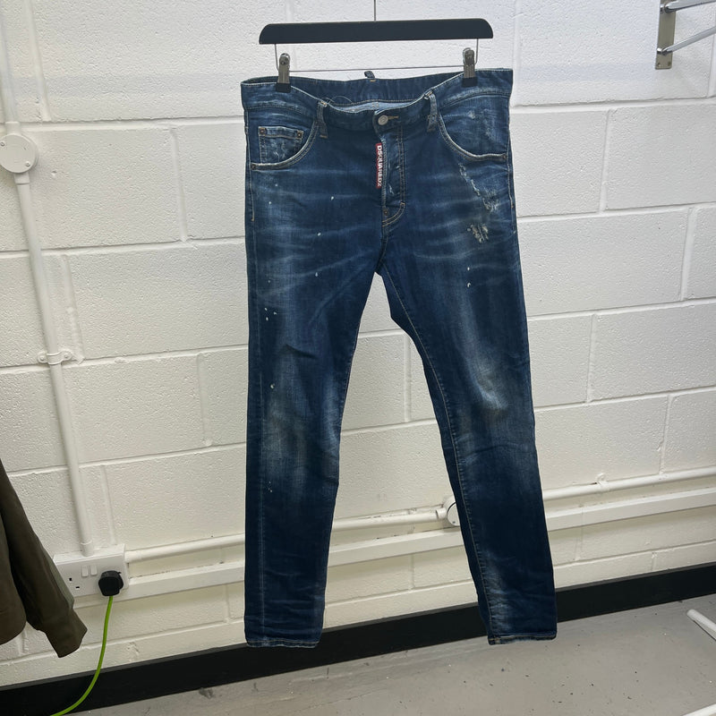 Men's Cool Guy Jeans Blue Size IT 48 / UK 32