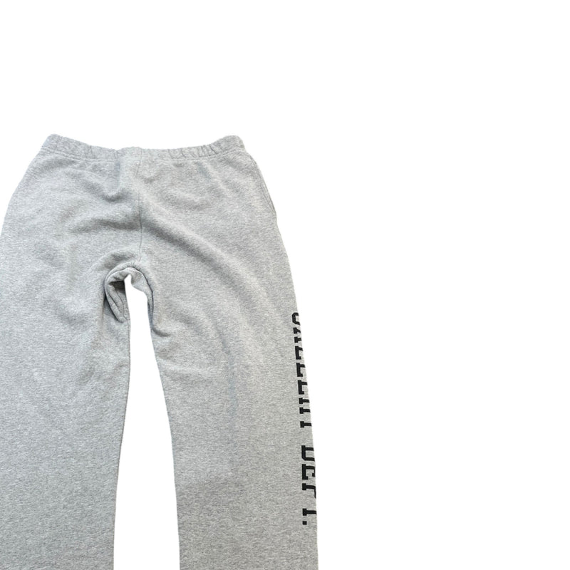 Men's Logo Print Joggers Grey Size L / W34
