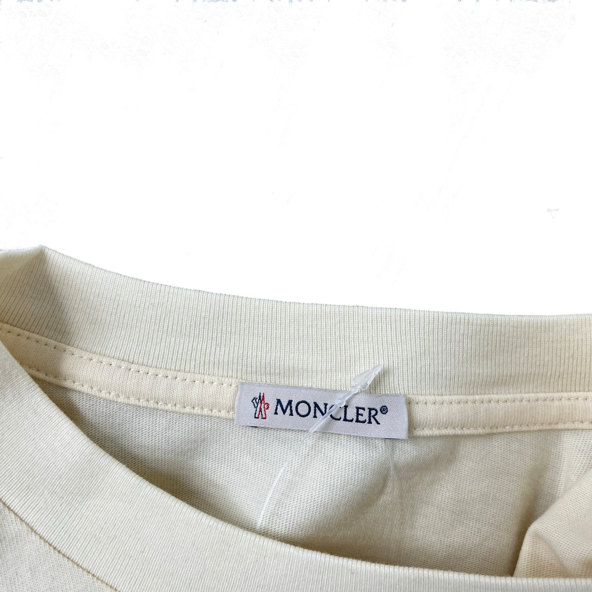 Men's SS T-Shirt Cream Size M - Photo 10