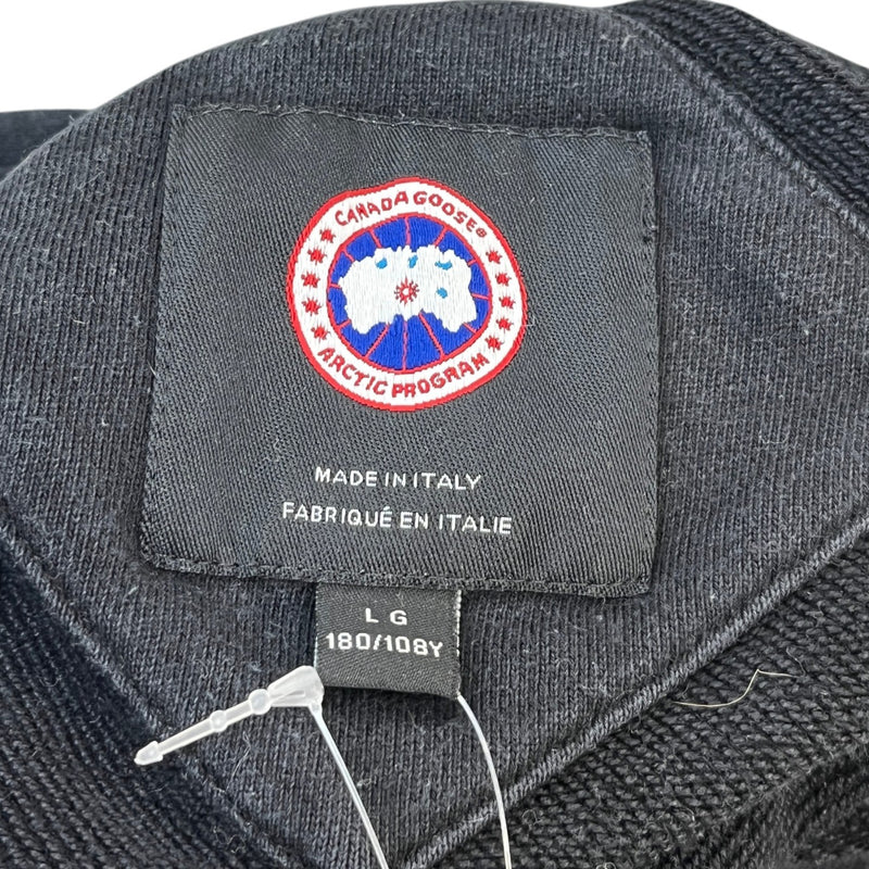 Men's Embroidered Logo Hoodie Black Size L
