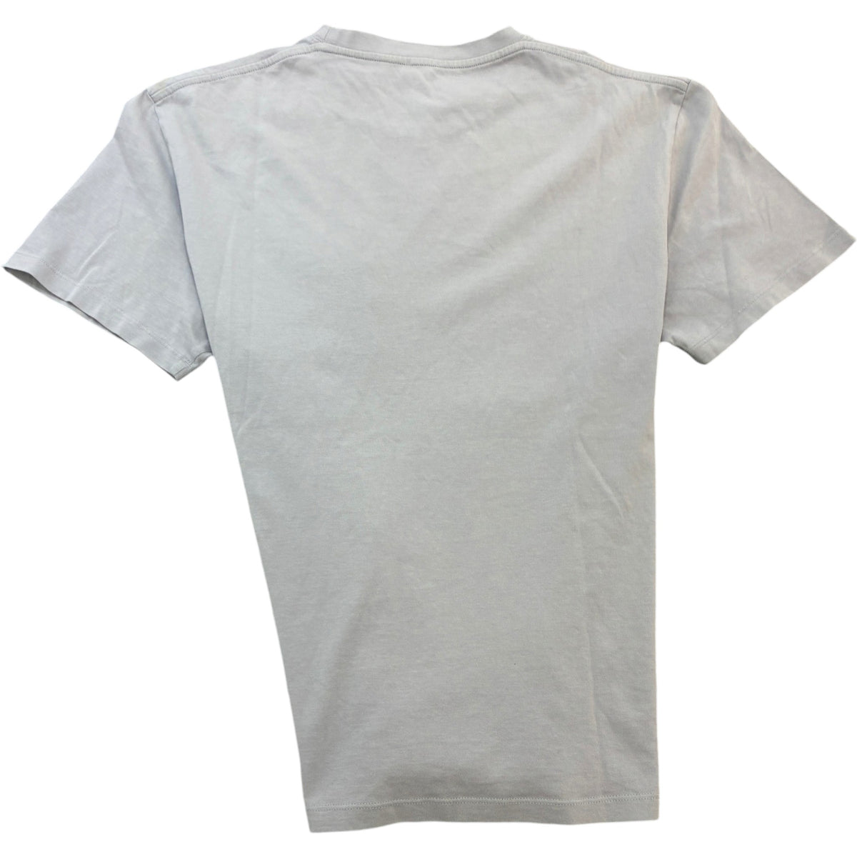 Men's Embroidered Two Tone Anagram Logo T-Shirt Grey Size S - Photo 2