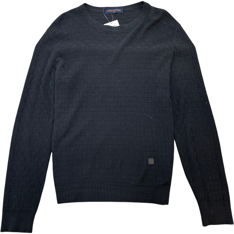 Men's Damier Jumper Black Size S