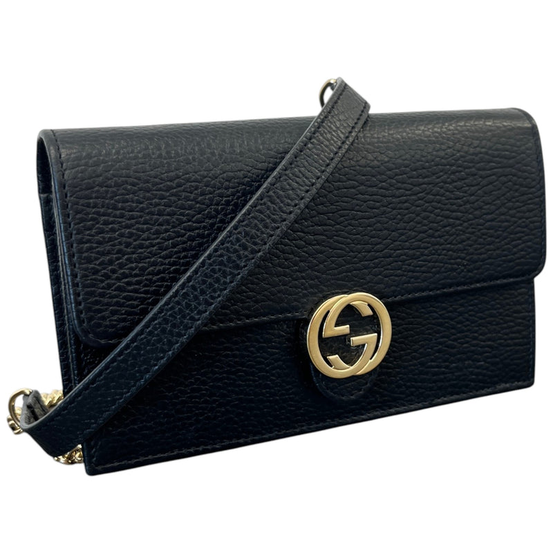 Women's Interlocking G WOC Bag Black
