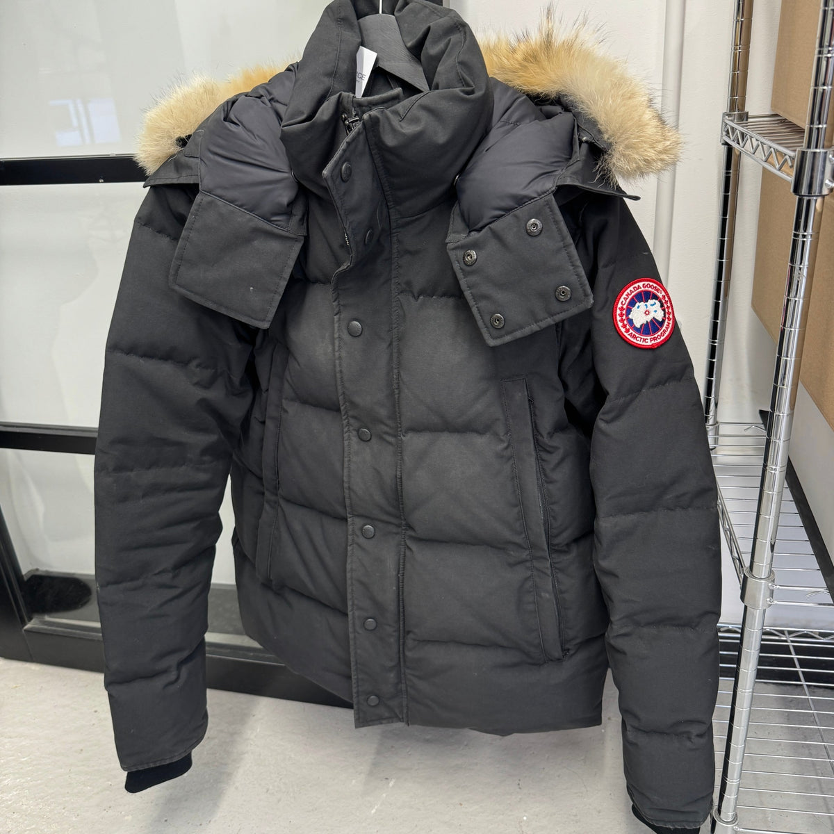 Men's Wyndham Down Jacket Black Size S - Photo 10