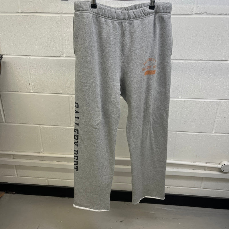 Men's Logo Print Joggers Grey Size L / W34