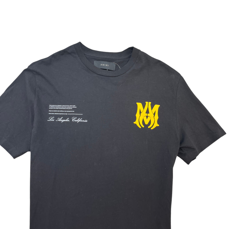 Men's Logo Print T-Shirt Black Size S