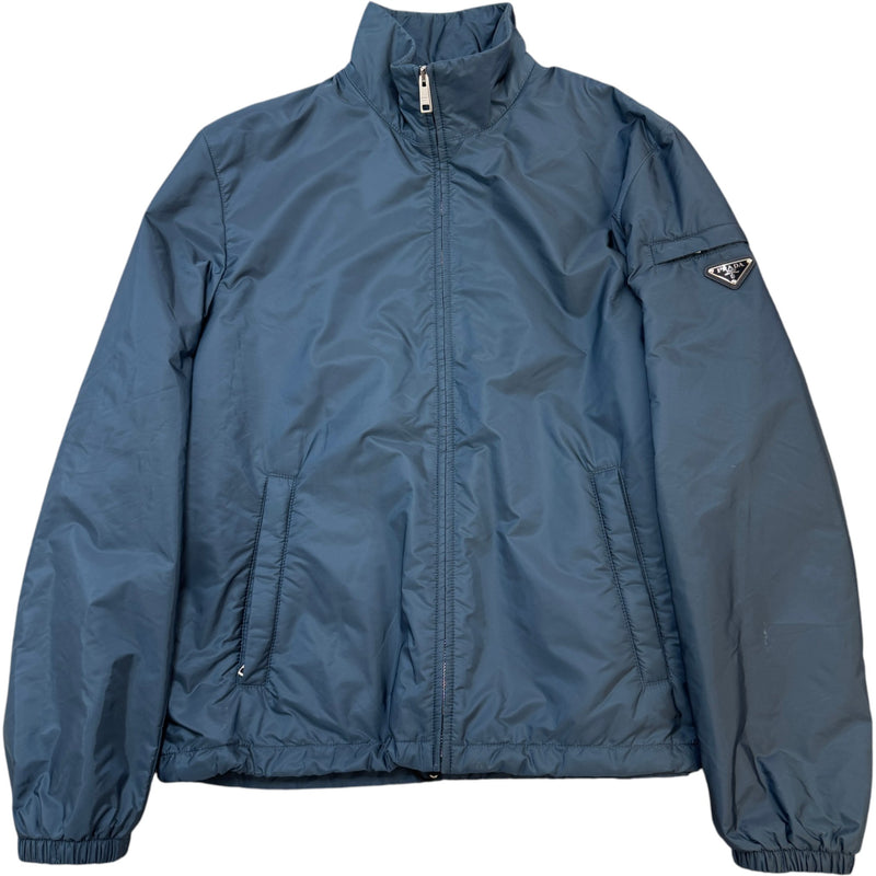 Men's Plaque Logo Jacket Navy Size XL