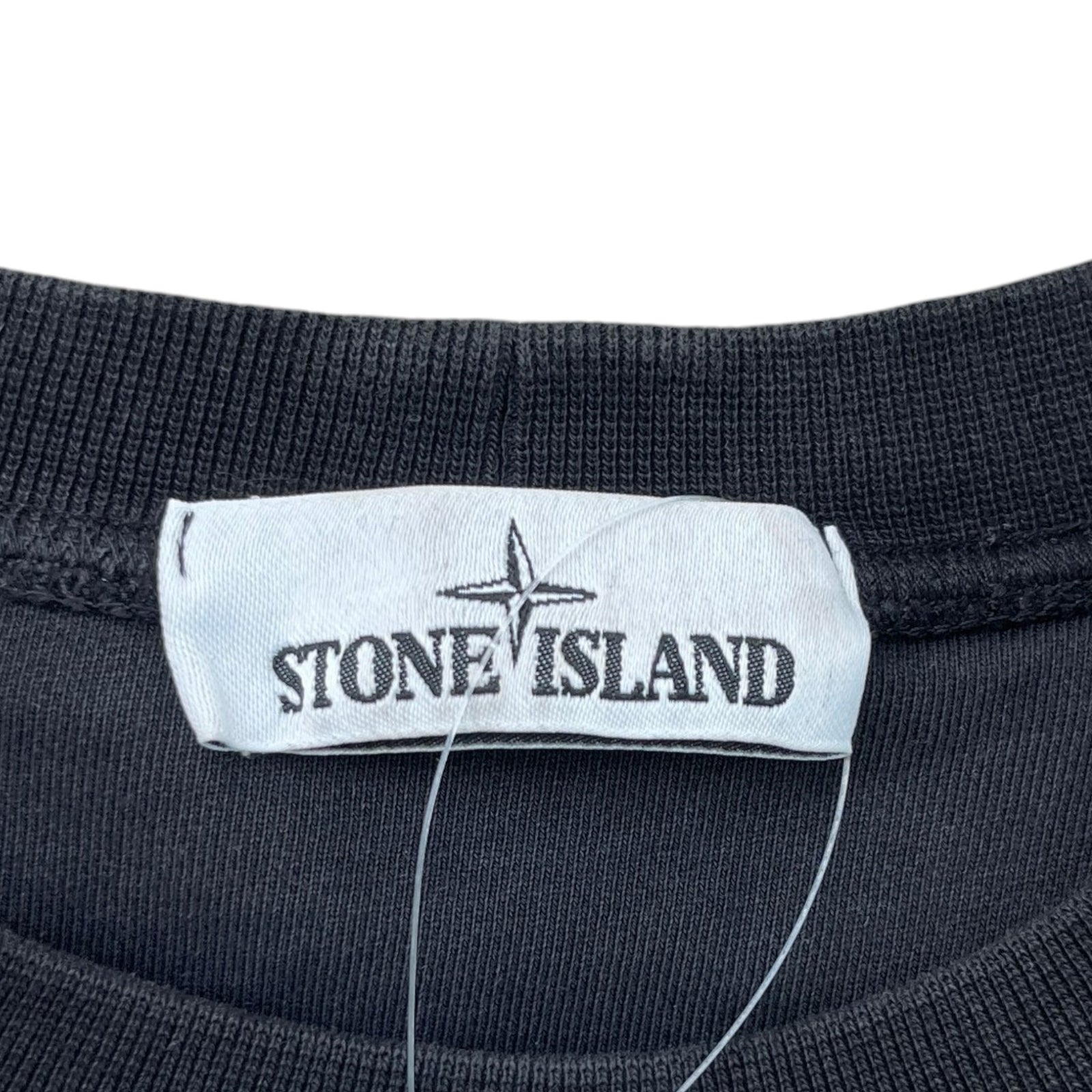 Men's Applique Logo Sweatshirt Black Size L - Photo 7