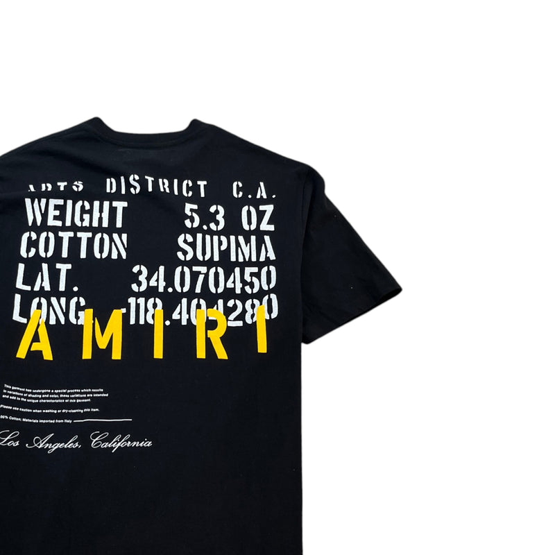 Men's Logo Print T-Shirt Black Size S