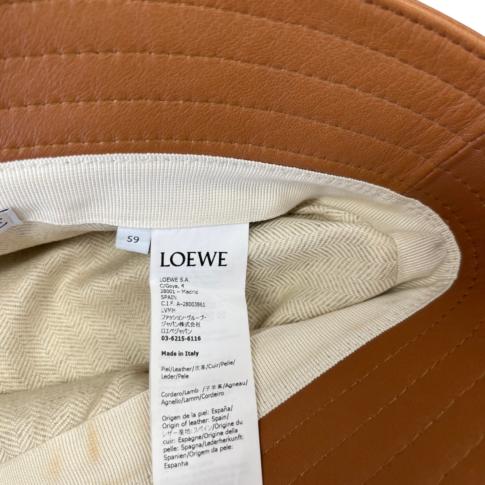 Women's Anagram Bucket Hat Brown - Photo 8