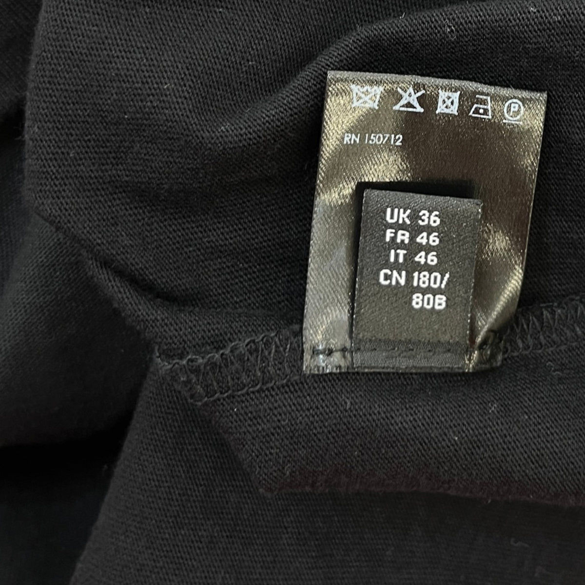 Men's Logo Print T-Shirt Black Size S - Photo 6