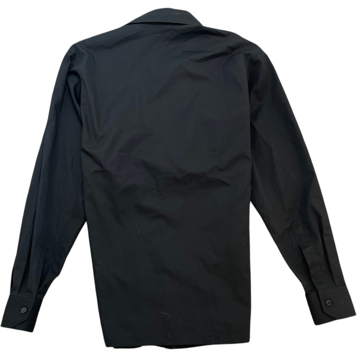 Men's Logo Print Long Sleeve Shirt Black Size XXS - Photo 2