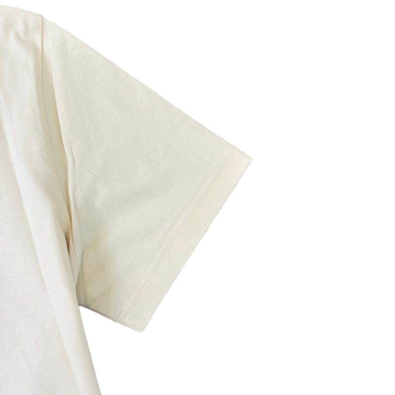 Men's SS T-Shirt Cream Size M