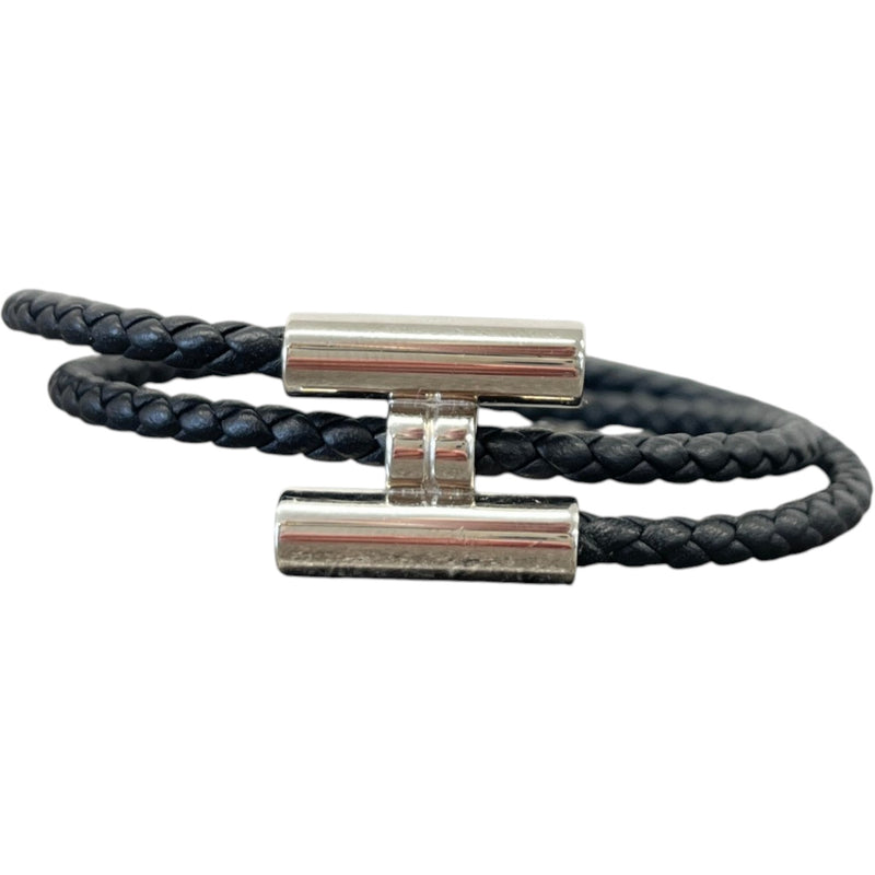 Men's Tournis Tresse Bracelet Black
