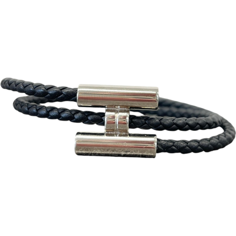 Men's Tournis Tresse Bracelet Black