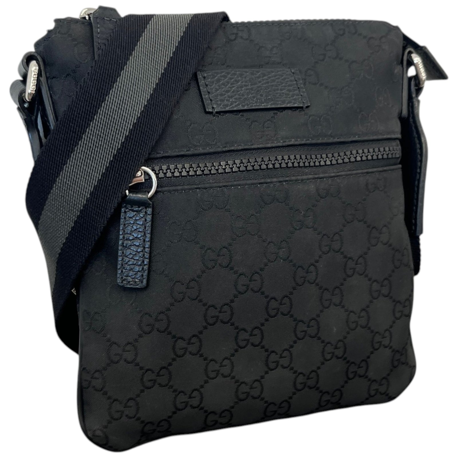 Men's GG Supreme Pouch Black - Photo 4