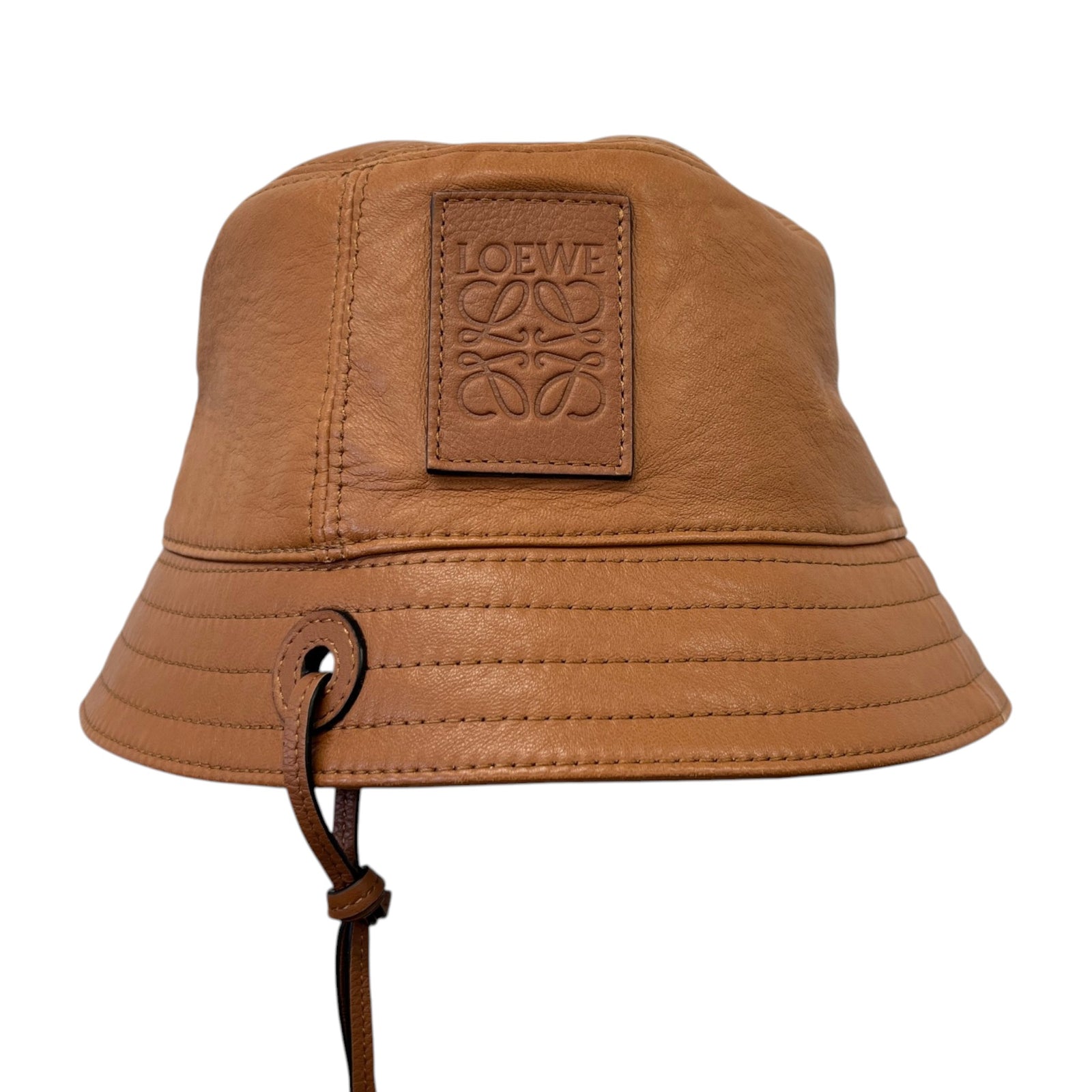 Women's Anagram Bucket Hat Brown - Photo 1
