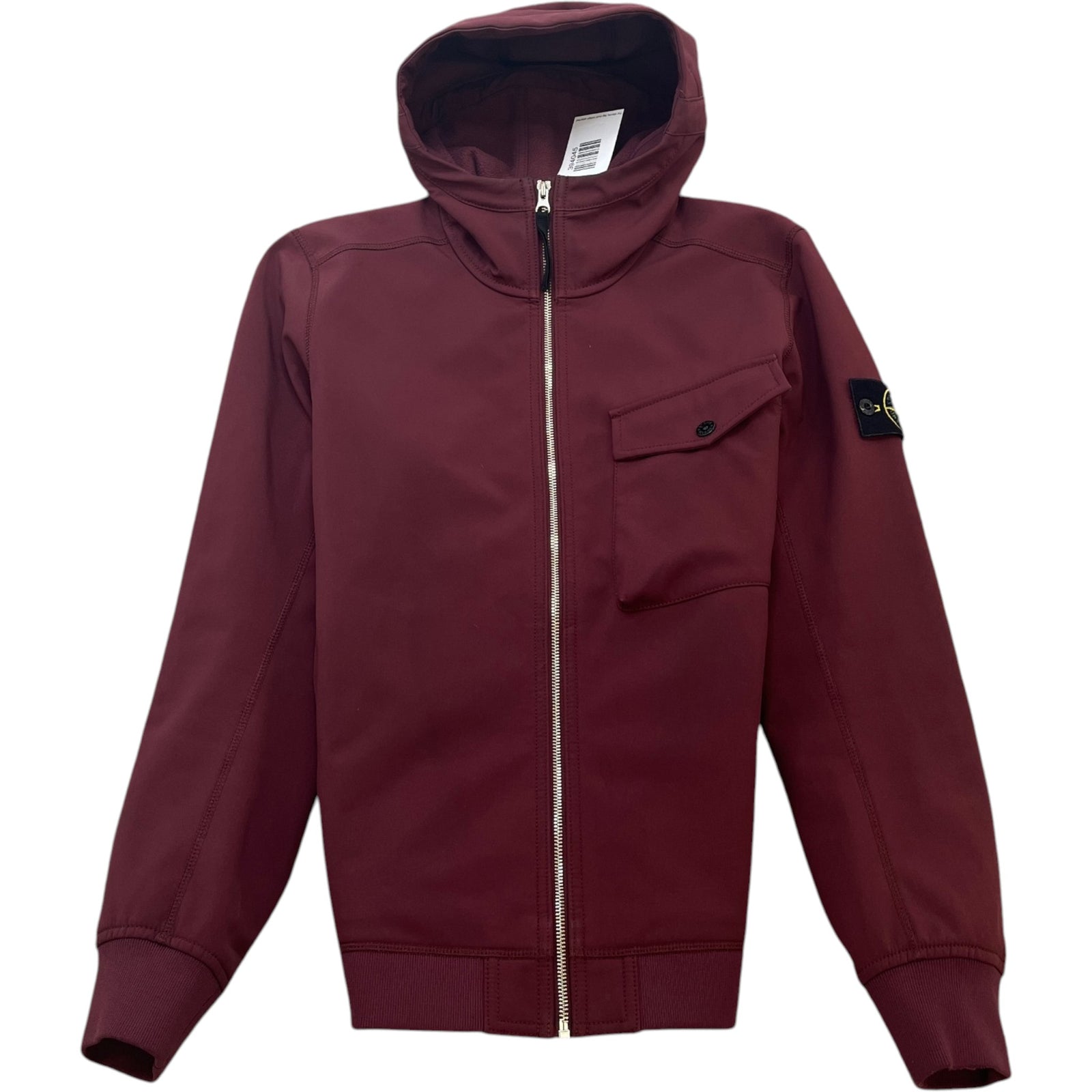 Men's Soft Shell-R Hooded Jacket Jacket Burgundy Size M - Photo 1
