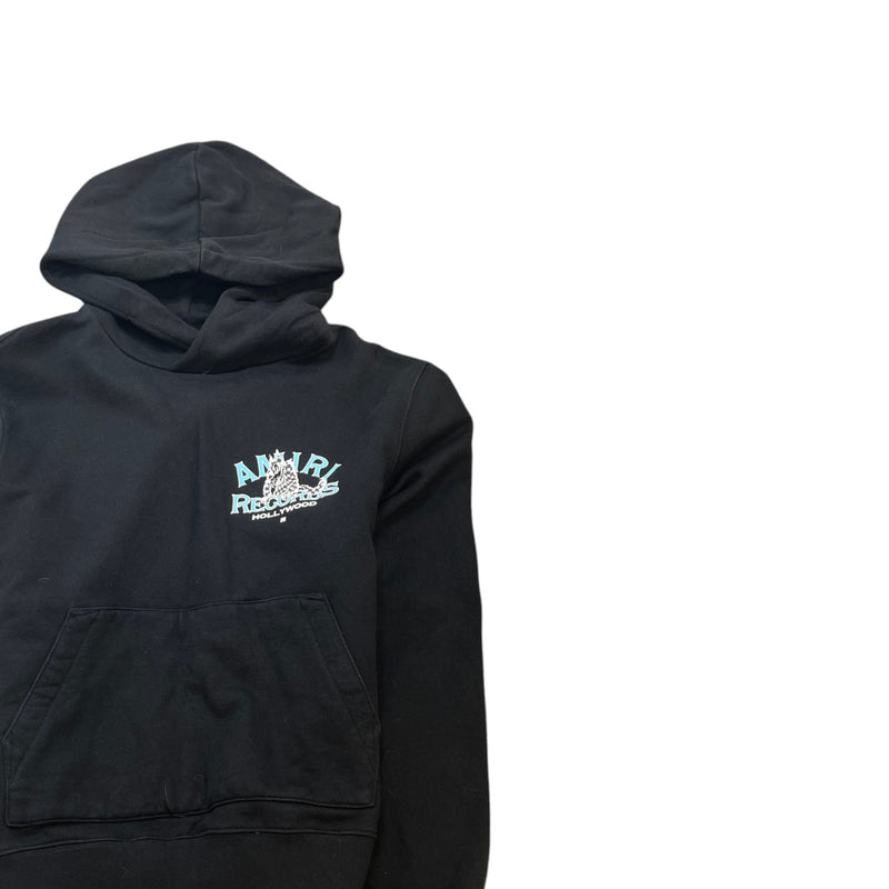 Men's Wolf Records Logo Hoodie Black Size S