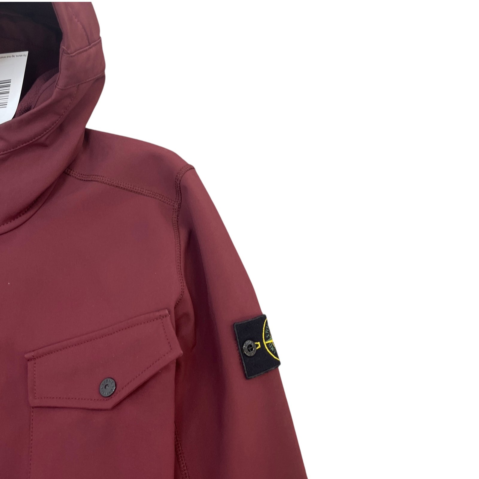 Men's Soft Shell-R Hooded Jacket Jacket Burgundy Size M - Photo 6