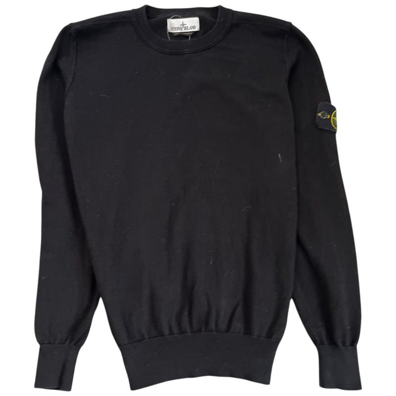 Men's Applique Logo Jumper Black Size S