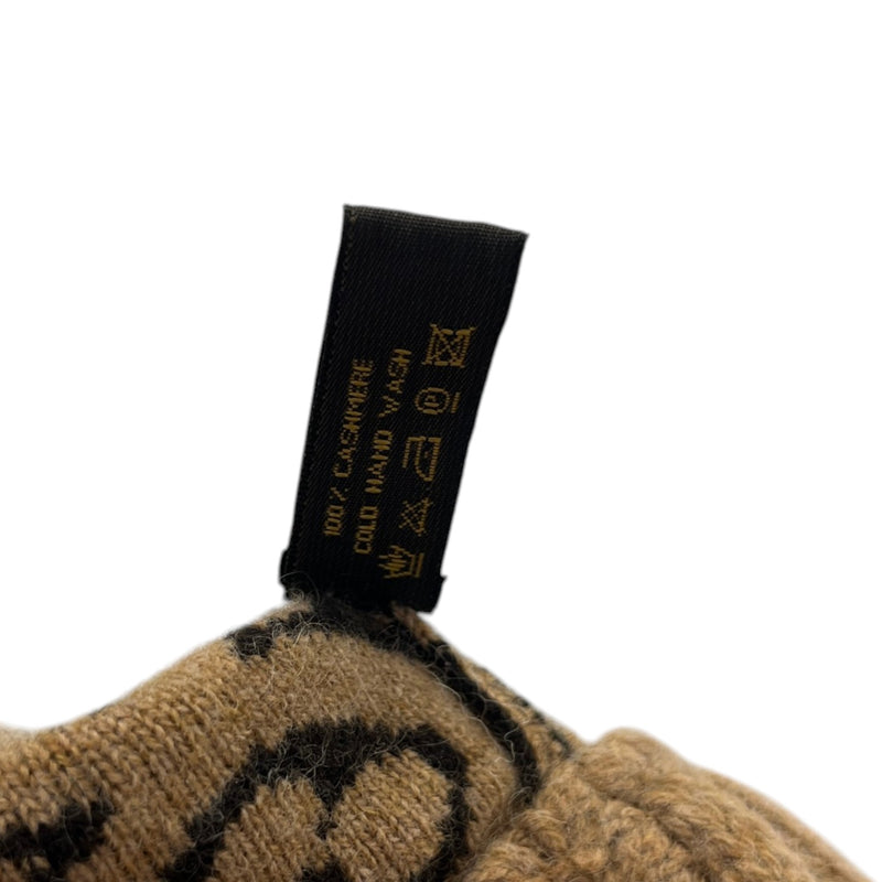 Women's Monogram Cashmere Beanie Brown